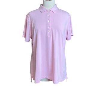 Peter Millar pink polo shirt with UPF 50 size XL